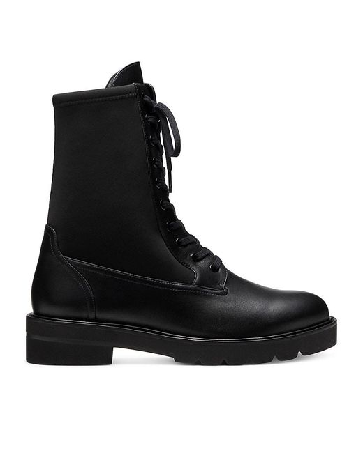 stuart weitzman tyler ultralift leather lug boots