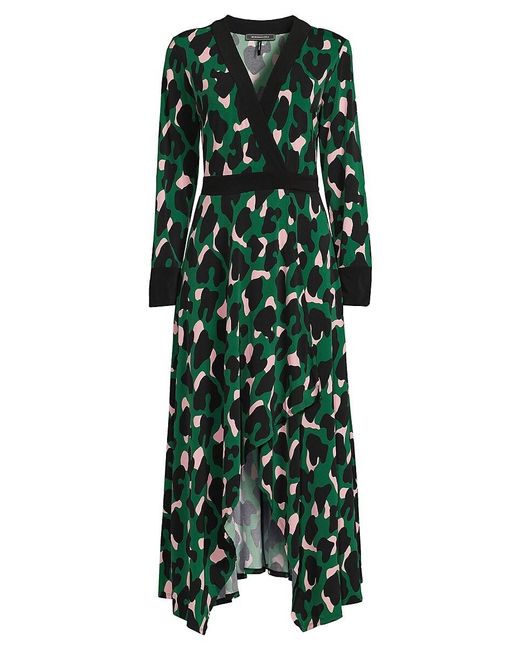 Bcbg green cheap wrap dress