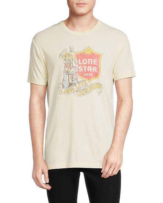 American Needle White Lone Star Graphic Tee for men