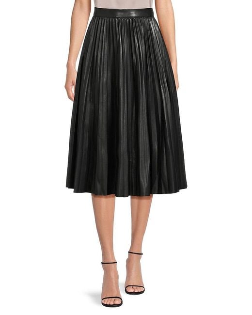 Wdny
 Tiered Pleated Midi Skirt main image 0