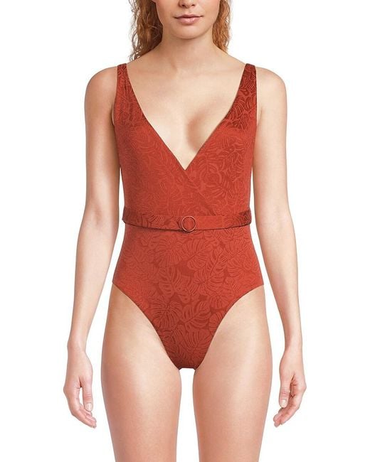 Onia Red Michelle One-piece Swimsuit