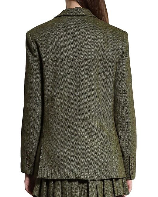 Walter Baker Green Stormi Longline Blazer