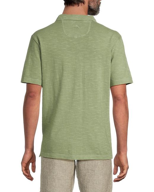 Tommy Bahama Green Adriatic Cotton Polo Shirt for men