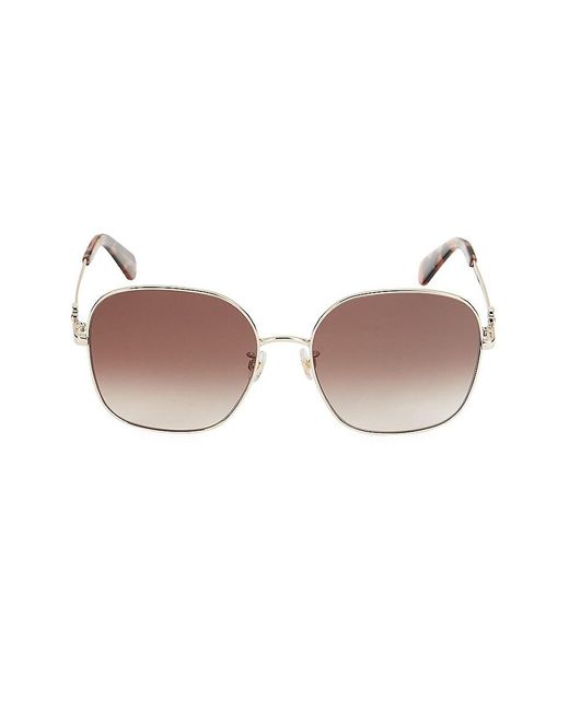 Kate Spade Pink 59Mm Square Sunglasses