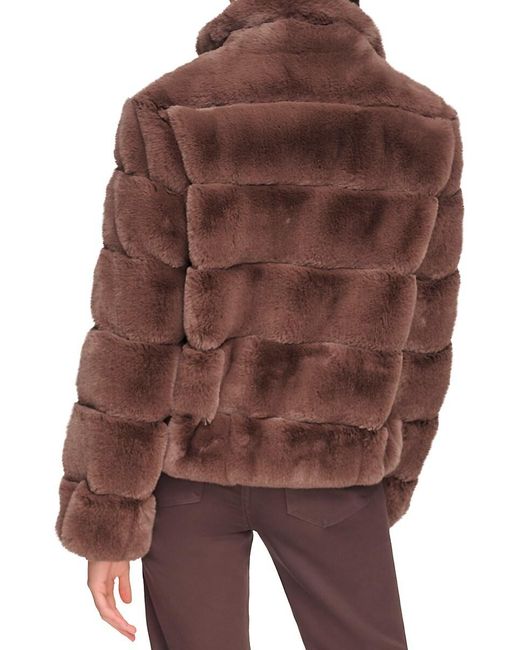 Calvin klein faux fur parka cheap