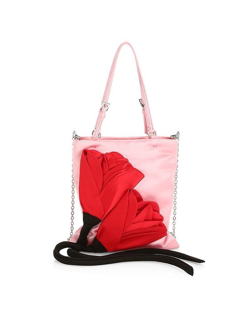 Prada Mini Blossom Bag in Red Lyst Australia