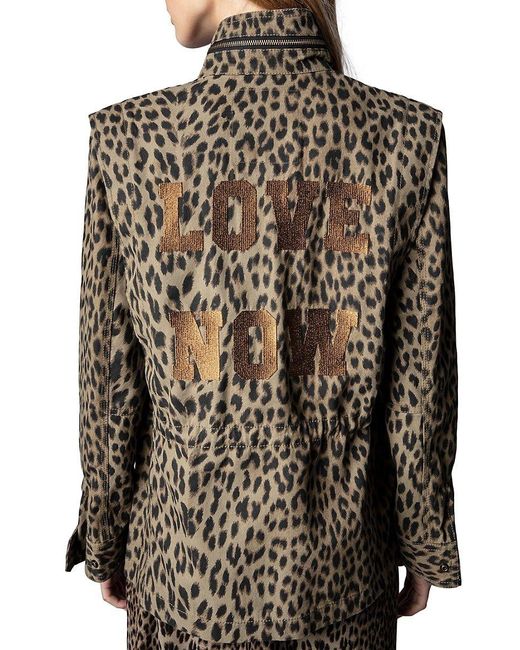 Leopard hotsell utility jacket