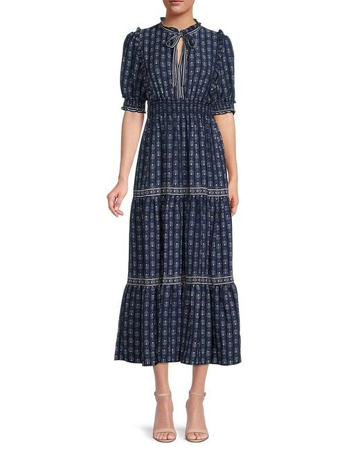 Max studio hotsell blue dress