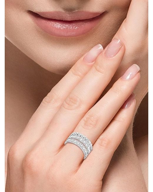 Effy 14k White Gold & 1.35 Tcw Diamond Ring
