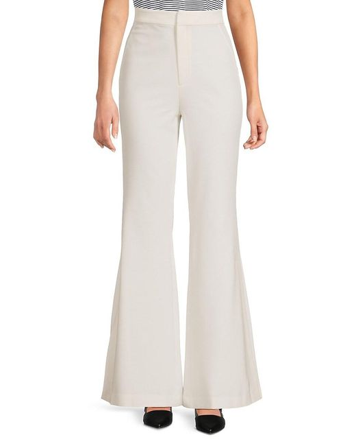 A.L.C. White A. L.c. Anders Flat Front Flared Pants
