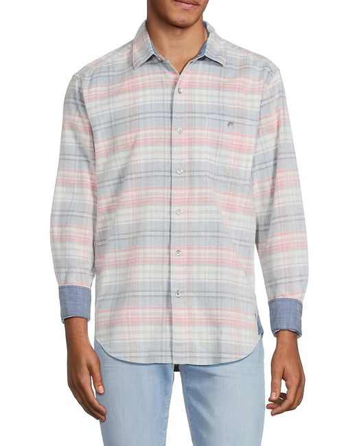 Tommy bahama hotsell plaid shirt