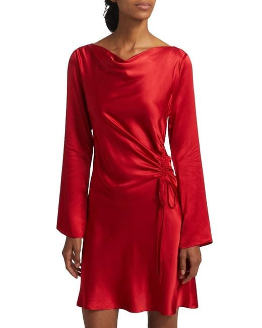 Rails Red Alessandra Satin Minidress
