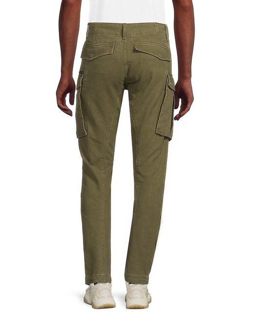 G-Star RAW Green Rovic Tapered Cargo Pants for men