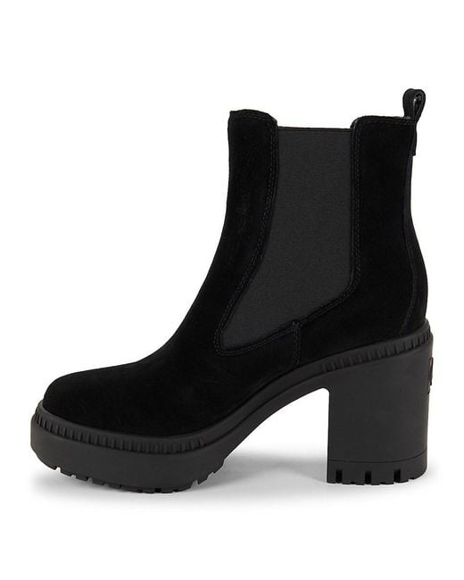 Calvin Klein Black Fayth 87Mm Platform Heel Ankle Boots