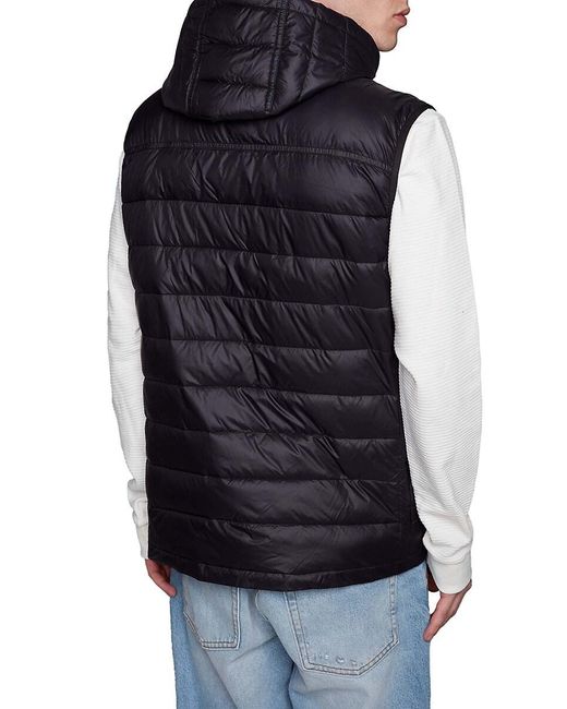 Toboggan Canada Gray Levi Quilted Zip Vest for men