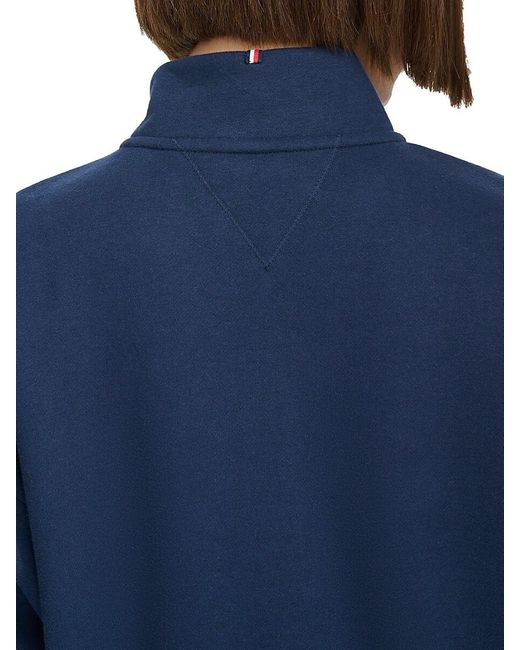 Tommy Hilfiger Red Logo Fleece Sweatshirt