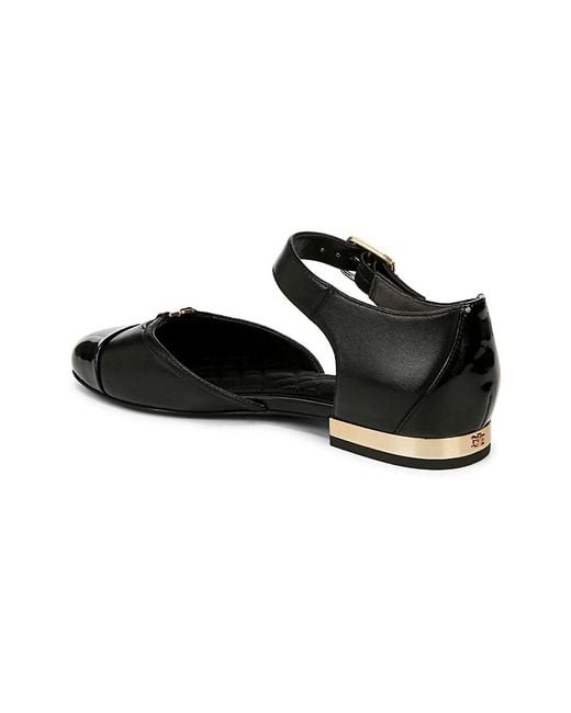 Sam Edelman Black Rylie Cap Toe Mary Jane Flats