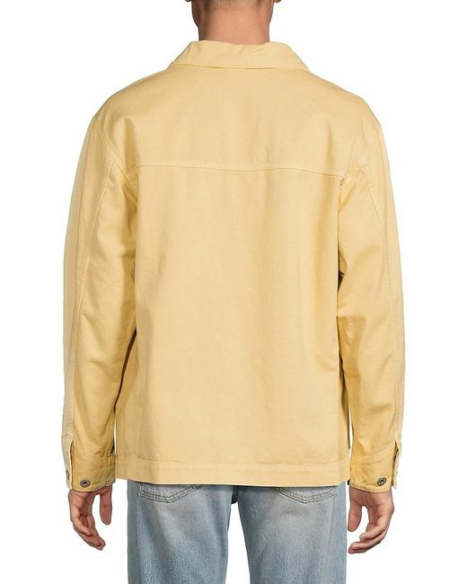 Marcelo Burlon Natural Macrame Cross Cotton Jacket for men