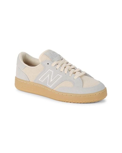 New Balance Suede Undyed Story Colorblock Sneakers in Grey (White) | Lyst