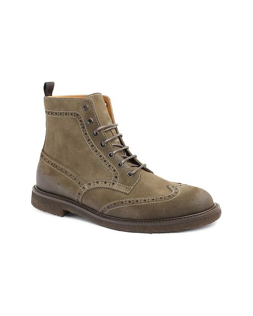 Suede wingtip deals boots