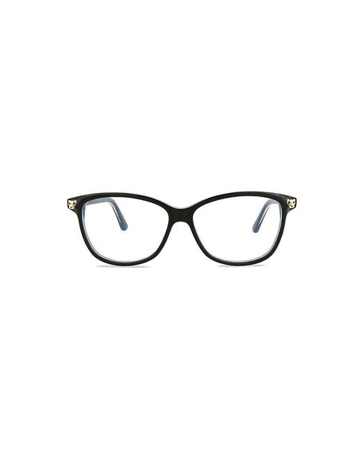 Cartier White 55mm Square Eyeglasses