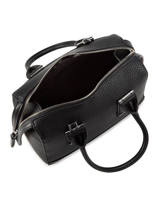 Calvin Klein Black Jett Logo Satchel