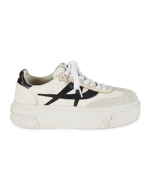 Ash Multicolor 50Mm Starmoon Leather Low Top Platform Sneakers
