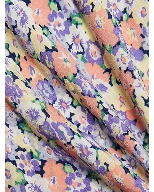 Rails Purple Audrina Floral Midi Dress