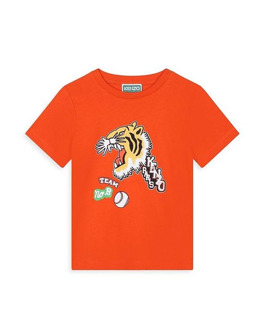 Kenzo orange t shirt top