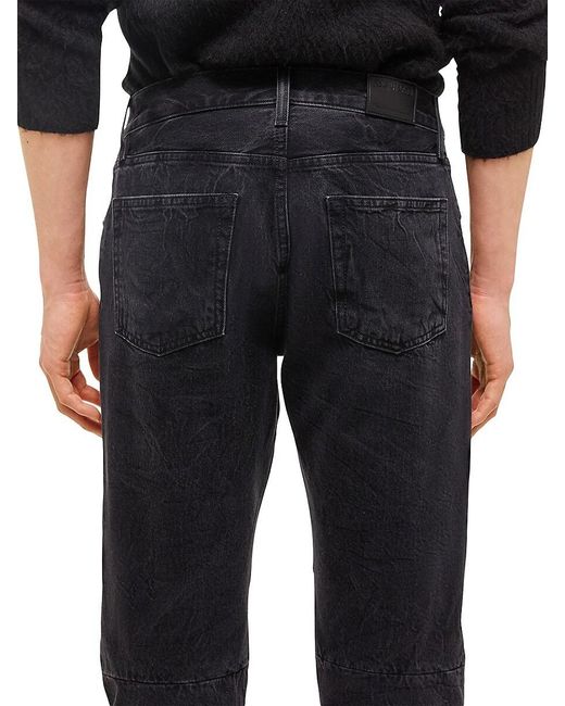 Helmut Lang Black Moto Worker Jeans for men