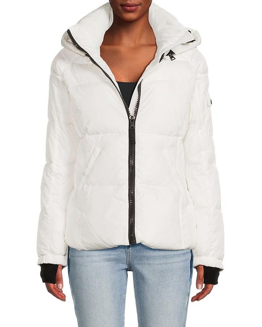 Sam. Kylie Matte Puffer Jacket in White Lyst Australia