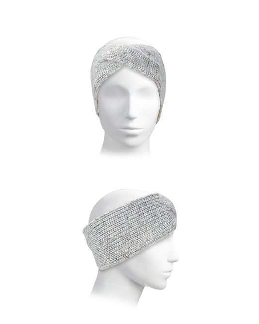 Calvin Klein 2-piece Ribbed Beanie & Headband Set in White | Lyst