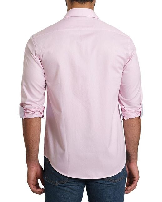 Jared Lang Red 'Pima Cotton Shirt for men