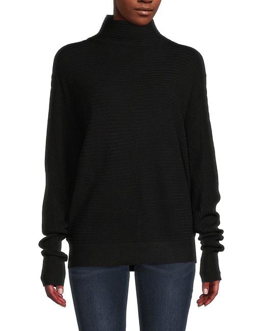 French connection black turtleneck 2024 sweater