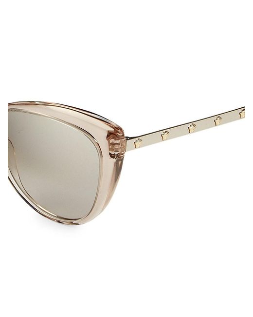 Versace 57mm Cat Eye Sunglasses in Grey 