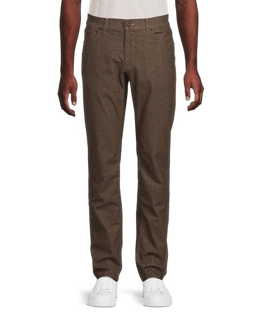 Brax Black Cooper Fancy Flannel Jeans for men