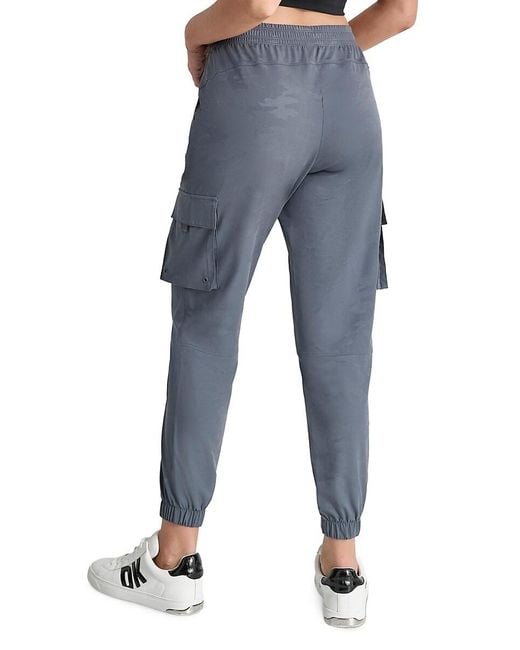DKNY Blue Camo Print Joggers