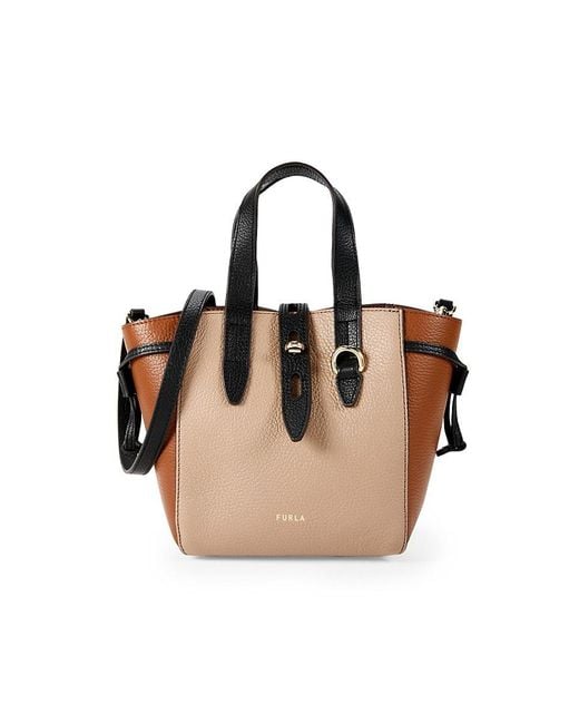 Furla Pink Tone On Tone Top Handle Bag