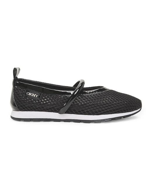 DKNY Black Dalhart Knit Ballet Flats