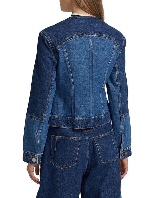 10 Crosby Derek Lam Blue Hugo Denim Jacket