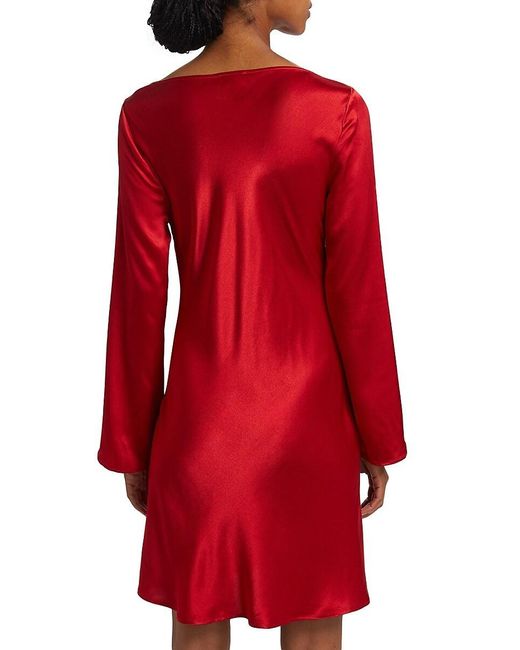 Rails Red Alessandra Satin Minidress