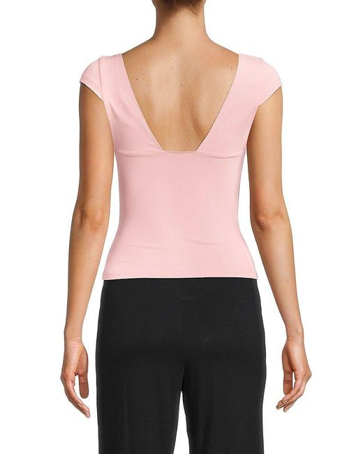 Free People Duo Corset Stretch Cami Top in Pink