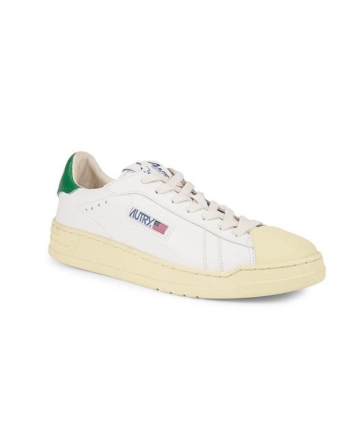 Autry Multicolor Bob Lutz Logo Low Top Sneakers for men