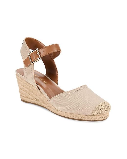 Tommy Hilfiger Natural Espadrille Wedge Heel