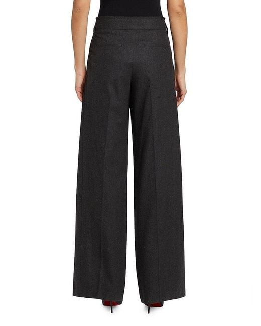 Jason Wu Black Wool Crepe Low-rise Pants