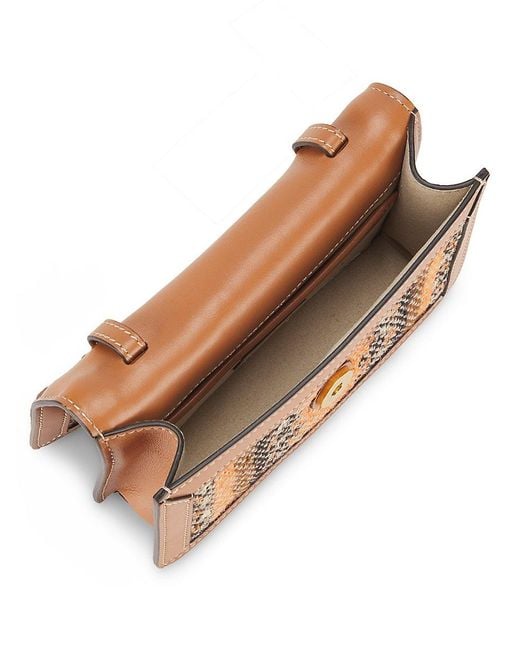 Tod's Brown Woven Shoulder Bag
