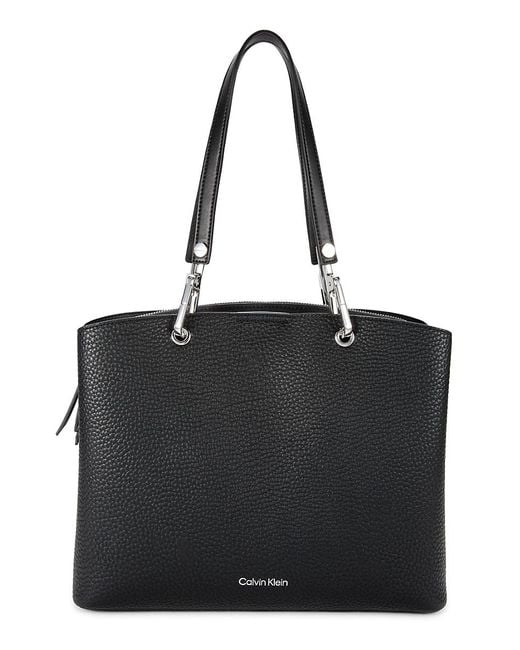 Calvin Klein Black Garnet Tote