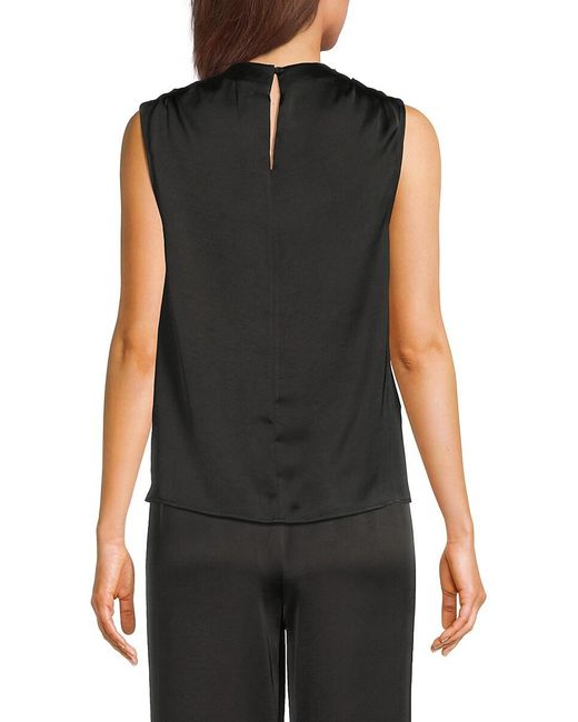 Rag & Bone Black Draped Sleeveless Top