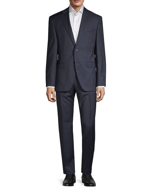 BOSS by HUGO BOSS Comfort-fit Reda Wool-blend Suit in Blue for Men | Lyst