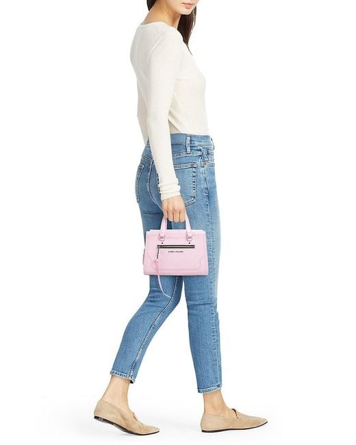 Marc Jacobs Pink Leather Top Handle Bag
